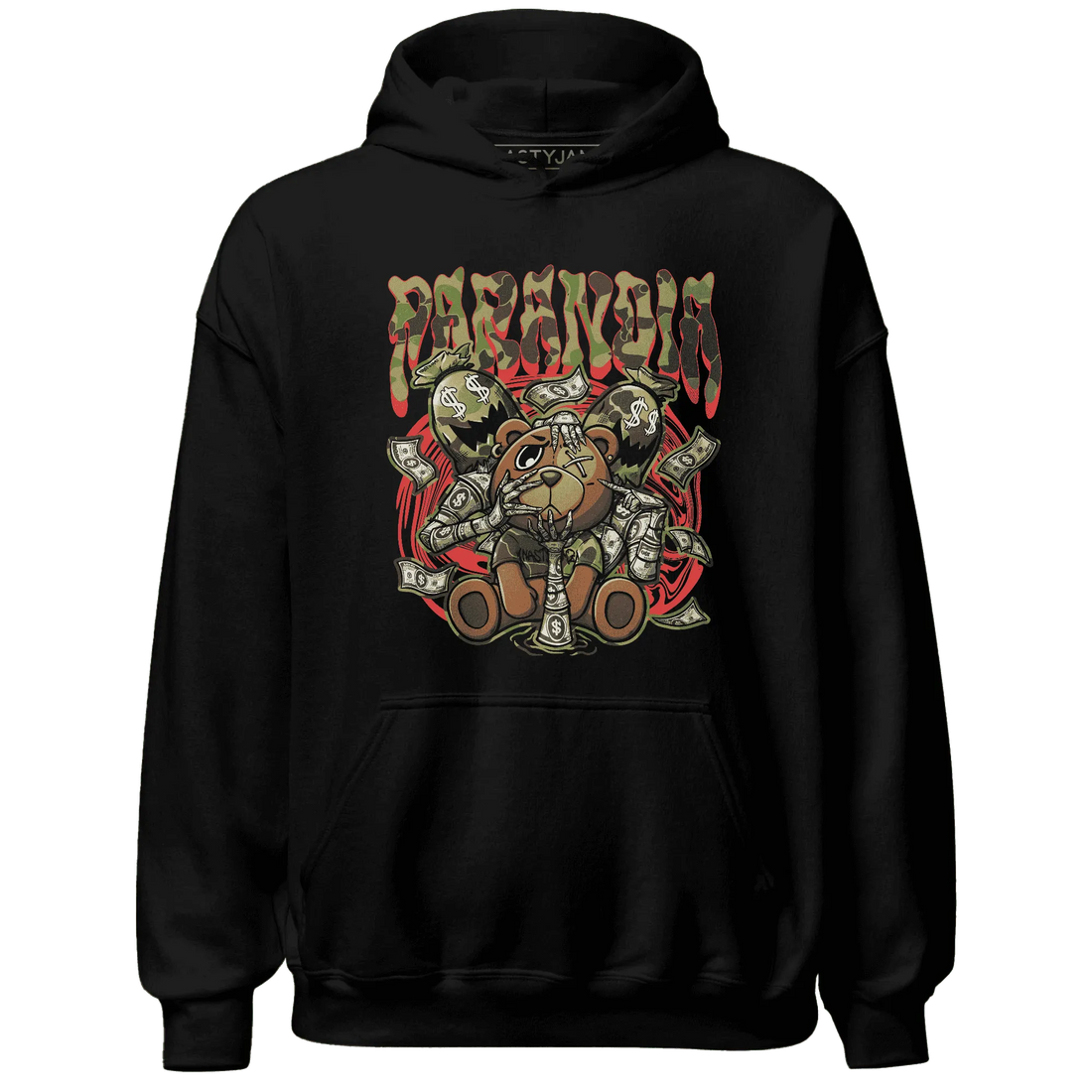 AM-90-Dark-Sage-Solar-Red-NastyJamz-Hoodie-Match-Paranoia-Money-BER