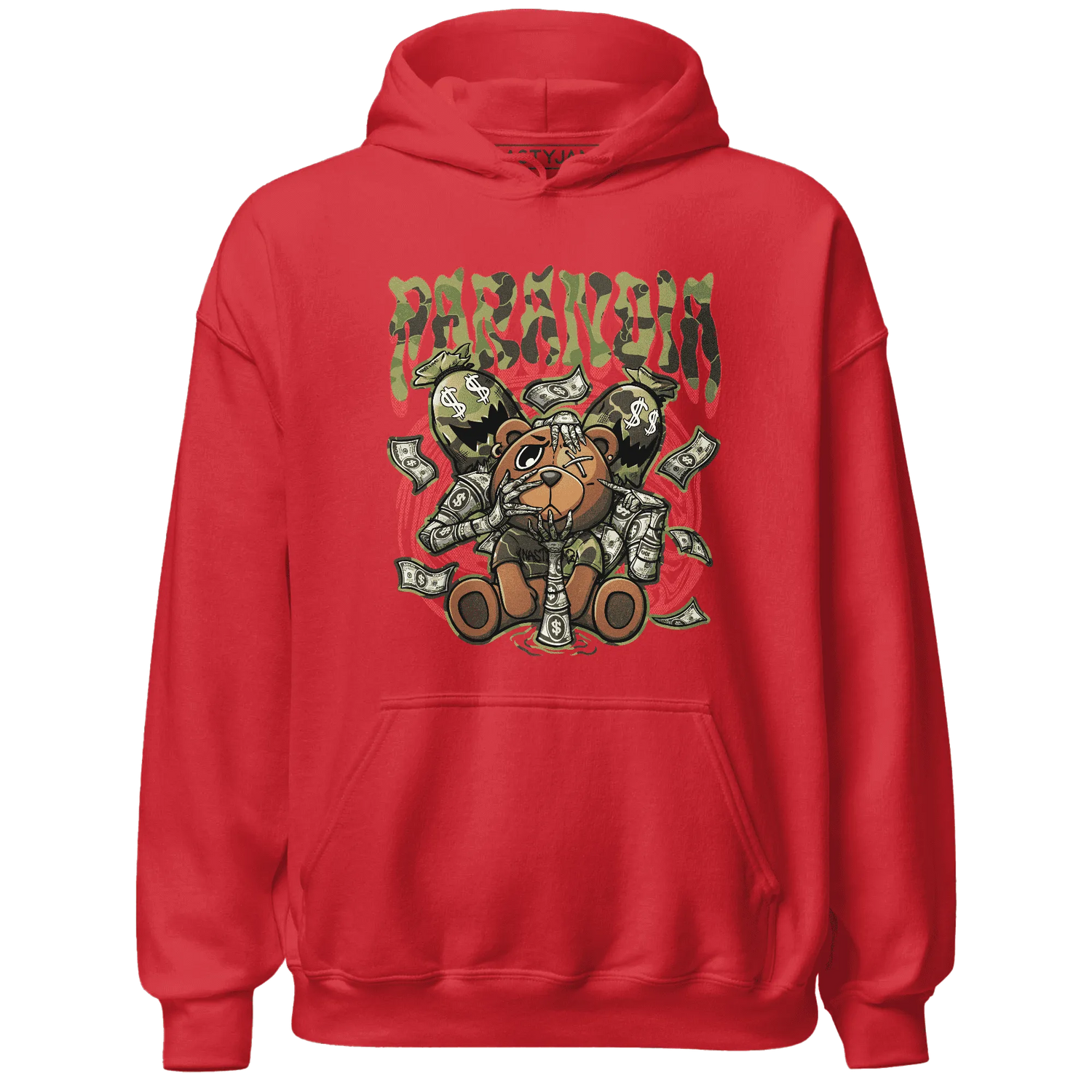 AM-90-Dark-Sage-Solar-Red-NastyJamz-Hoodie-Match-Paranoia-Money-BER