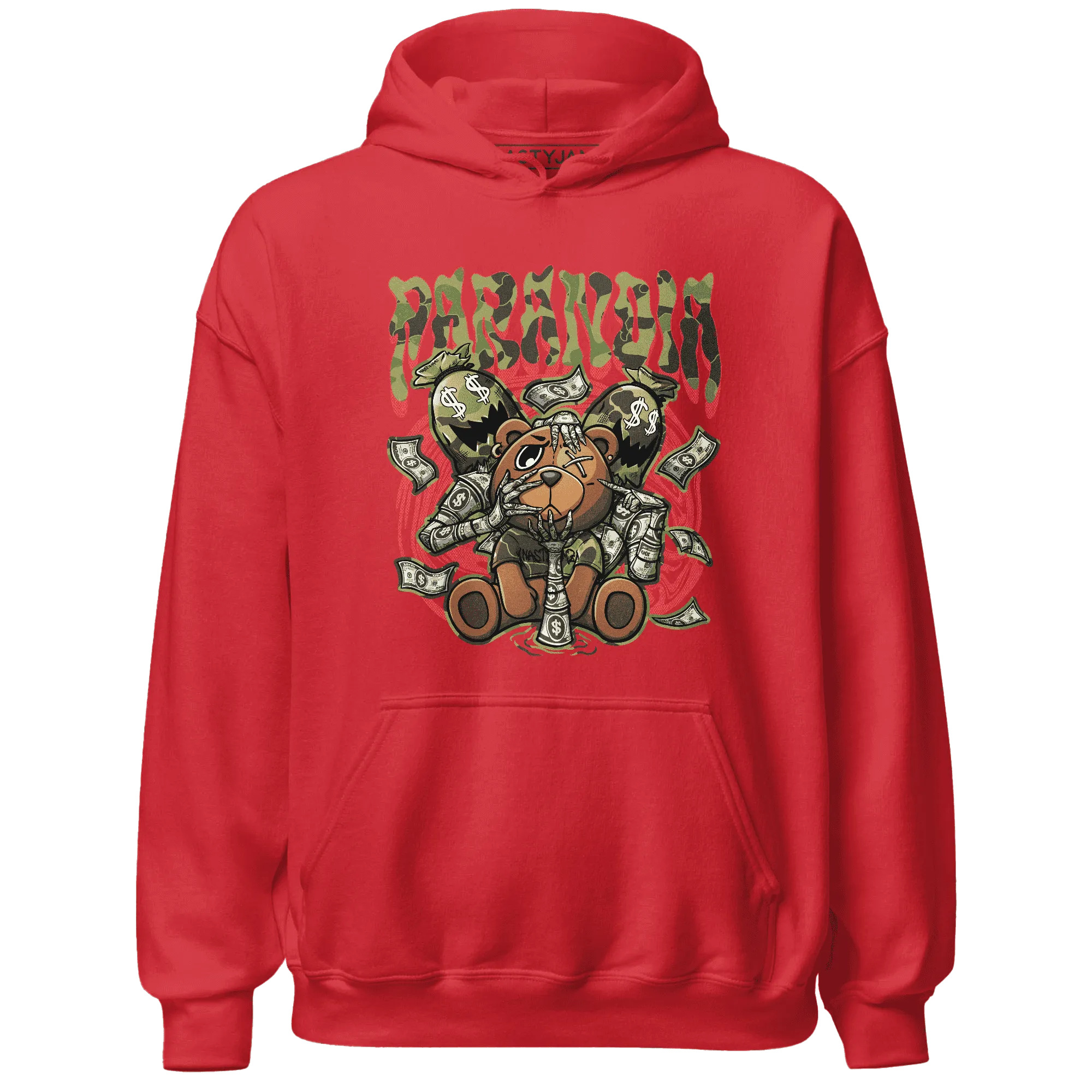 AM-90-Dark-Sage-Solar-Red-NastyJamz-Hoodie-Match-Paranoia-Money-BER
