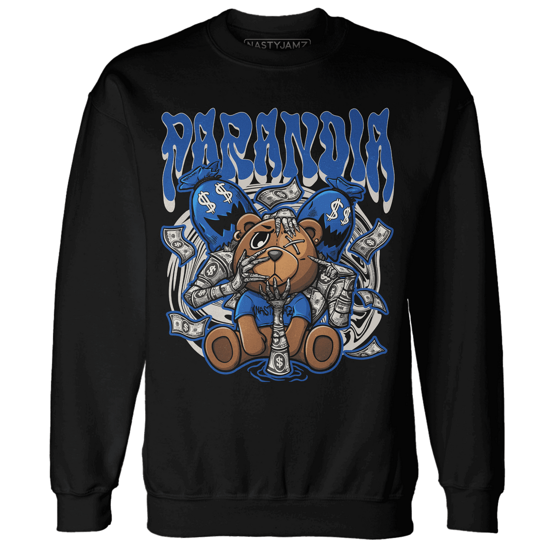 Air Max 1 86 Royal Sweatshirt Match Paranoia Money BER - NastyJamz