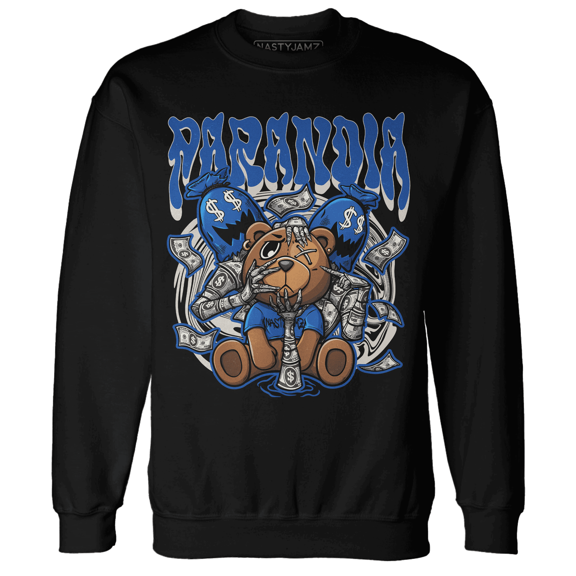 Air Max 1 86 Royal Sweatshirt Match Paranoia Money BER - NastyJamz