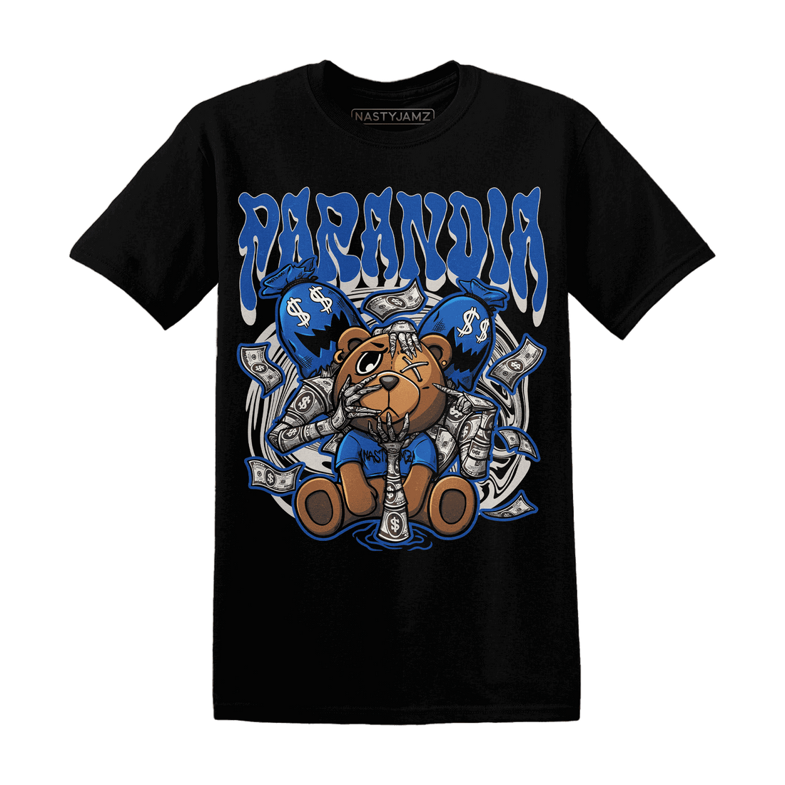 Air Max 1 86 Royal T Shirt Match Paranoia Money BER - NastyJamz