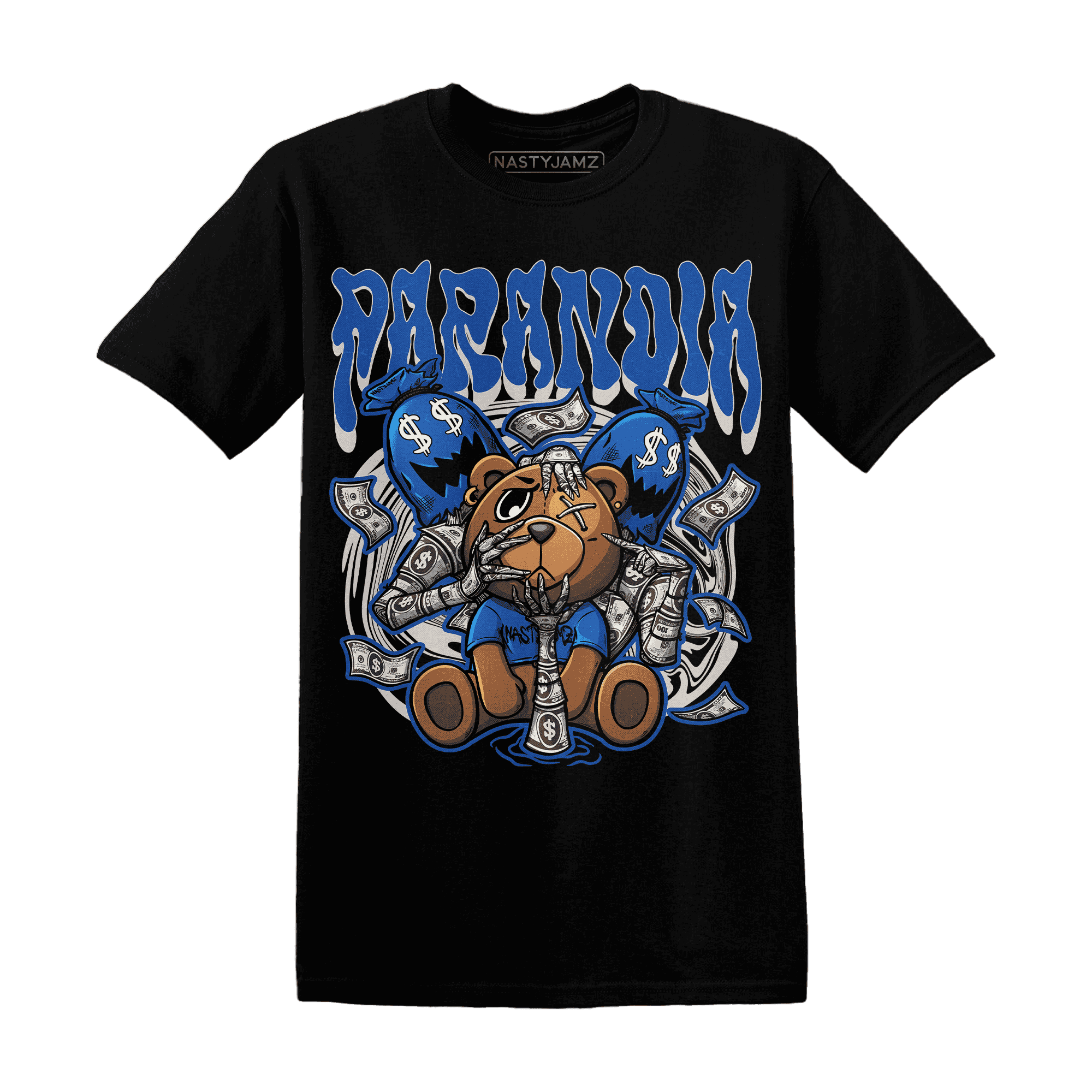 Air Max 1 86 Royal T Shirt Match Paranoia Money BER - NastyJamz