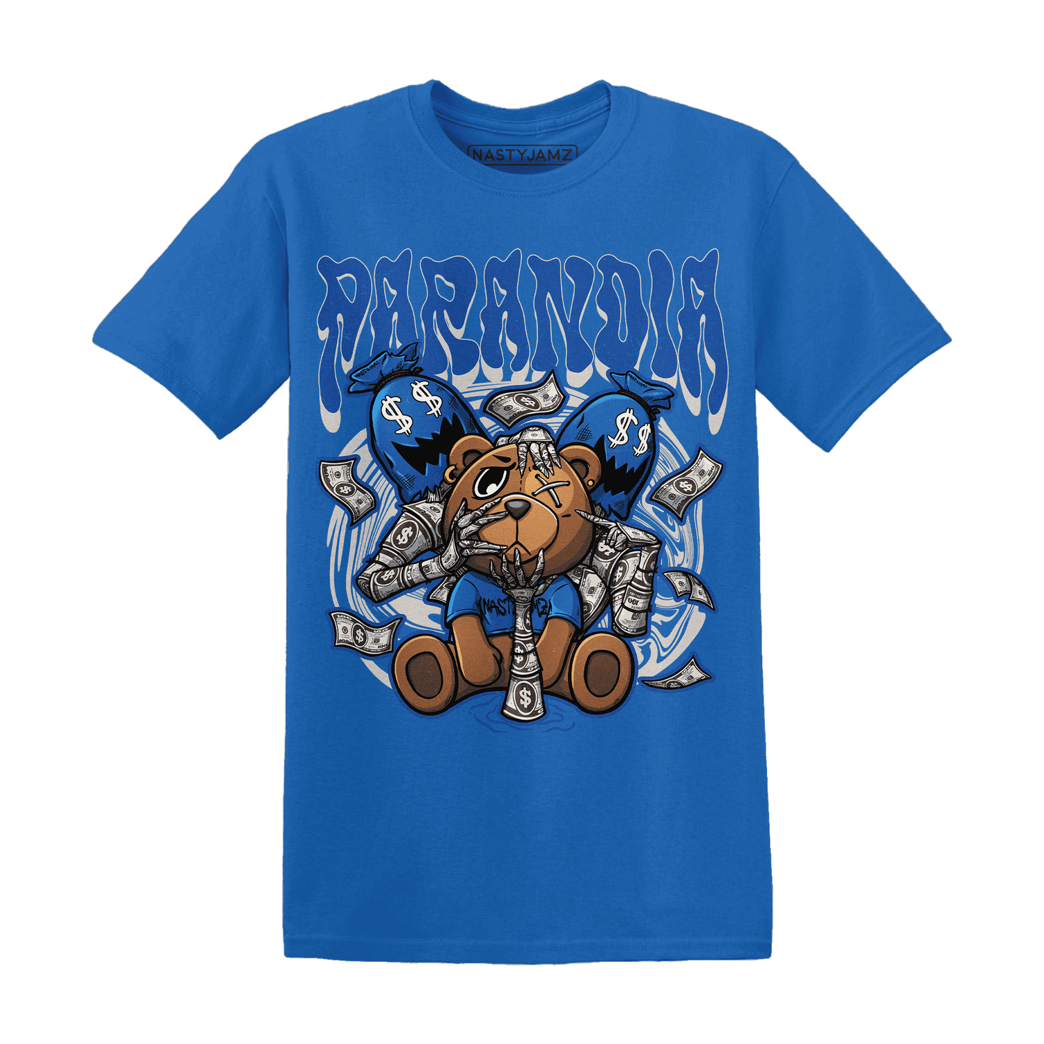 Air Max 1 86 Royal T Shirt Match Paranoia Money BER - NastyJamz