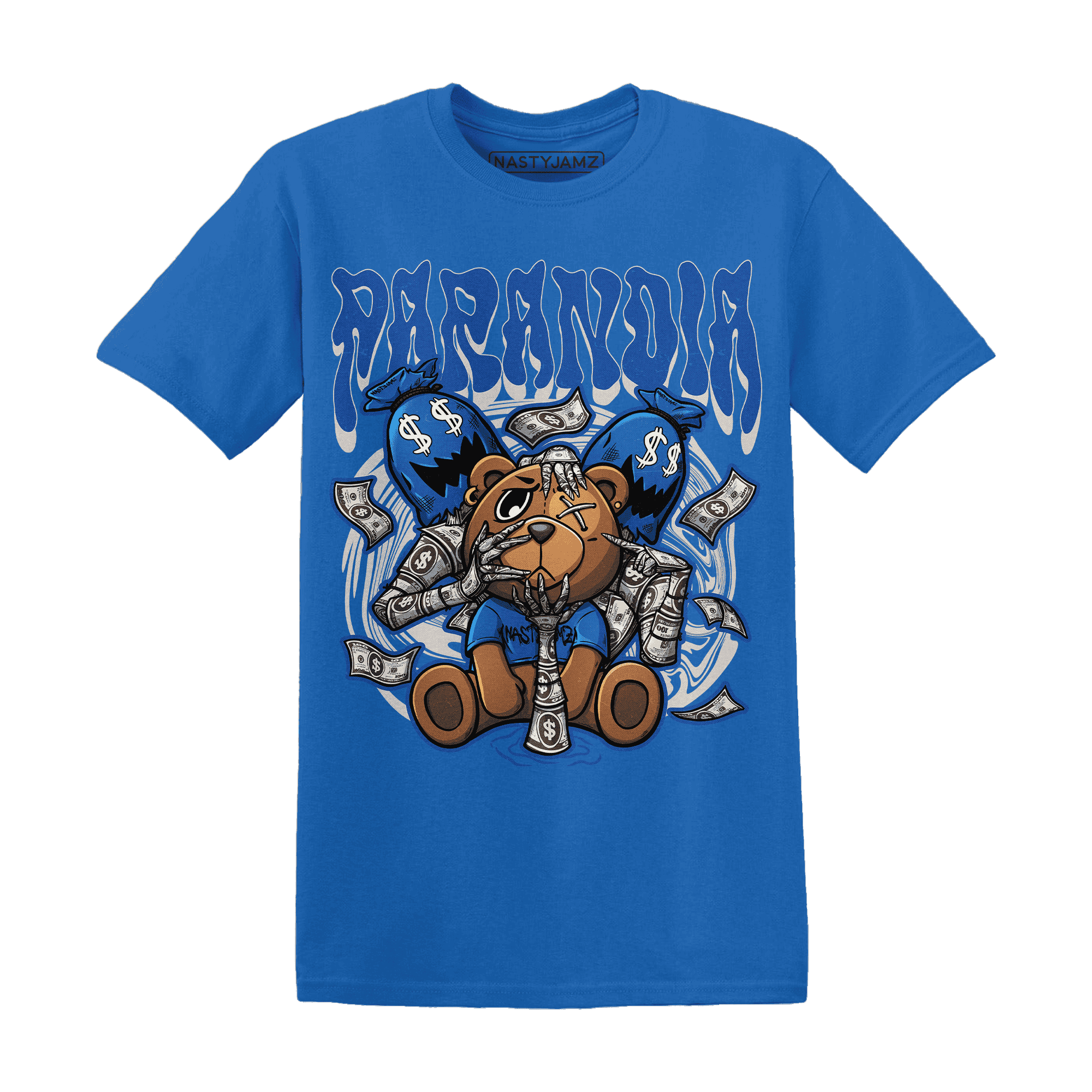 Air Max 1 86 Royal T Shirt Match Paranoia Money BER - NastyJamz