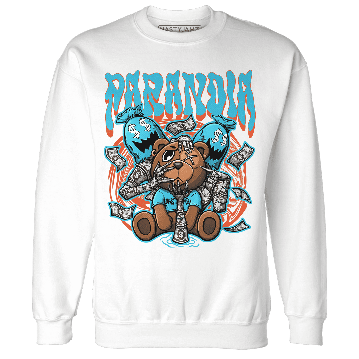 Dunk Low Dolphins Sweatshirt Match Paranoia Money BER - NastyJamz