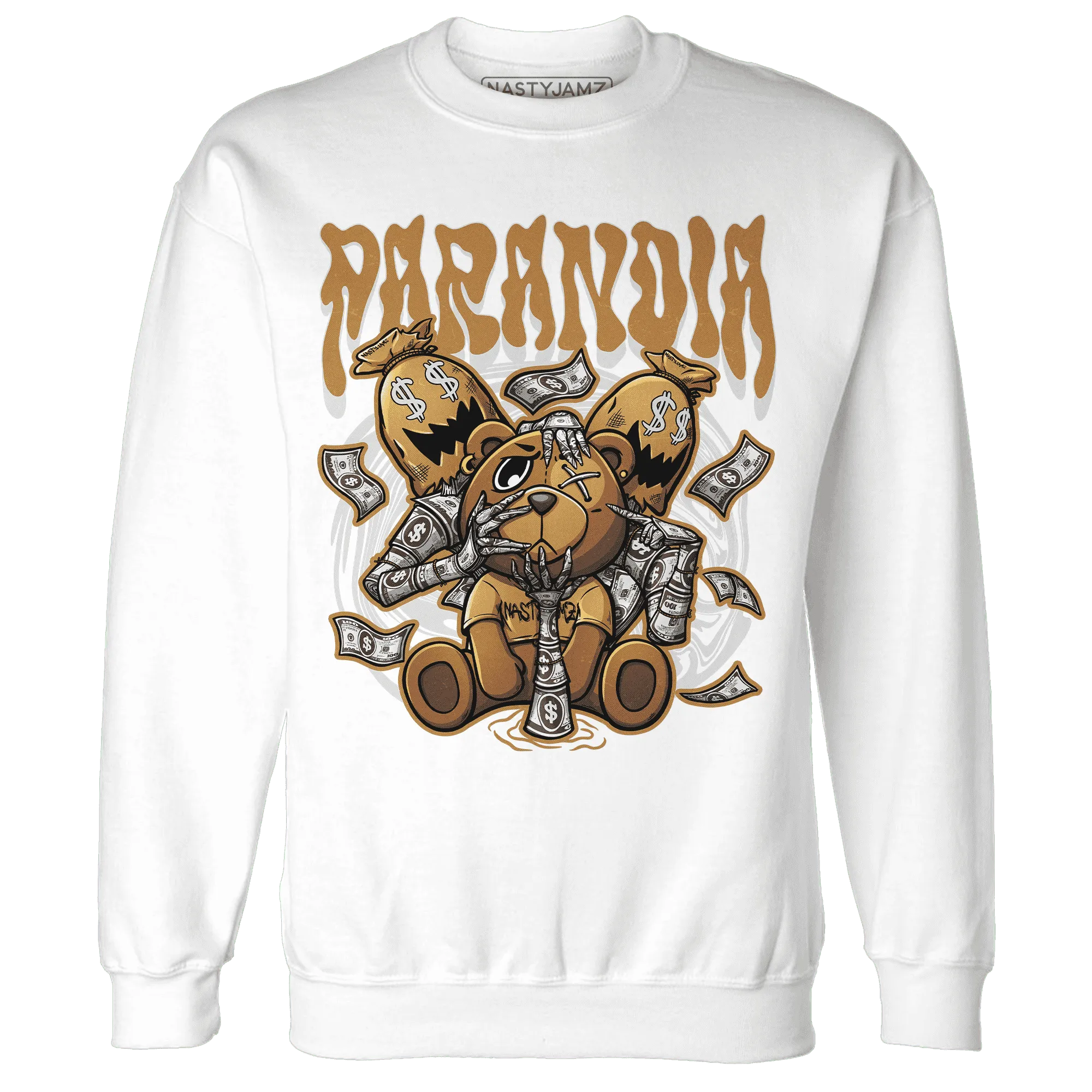 Dunk-Low-Retro-Wheat-Orange-NastyJamz-Sweatshirt-Match-Paranoia-Money-BER