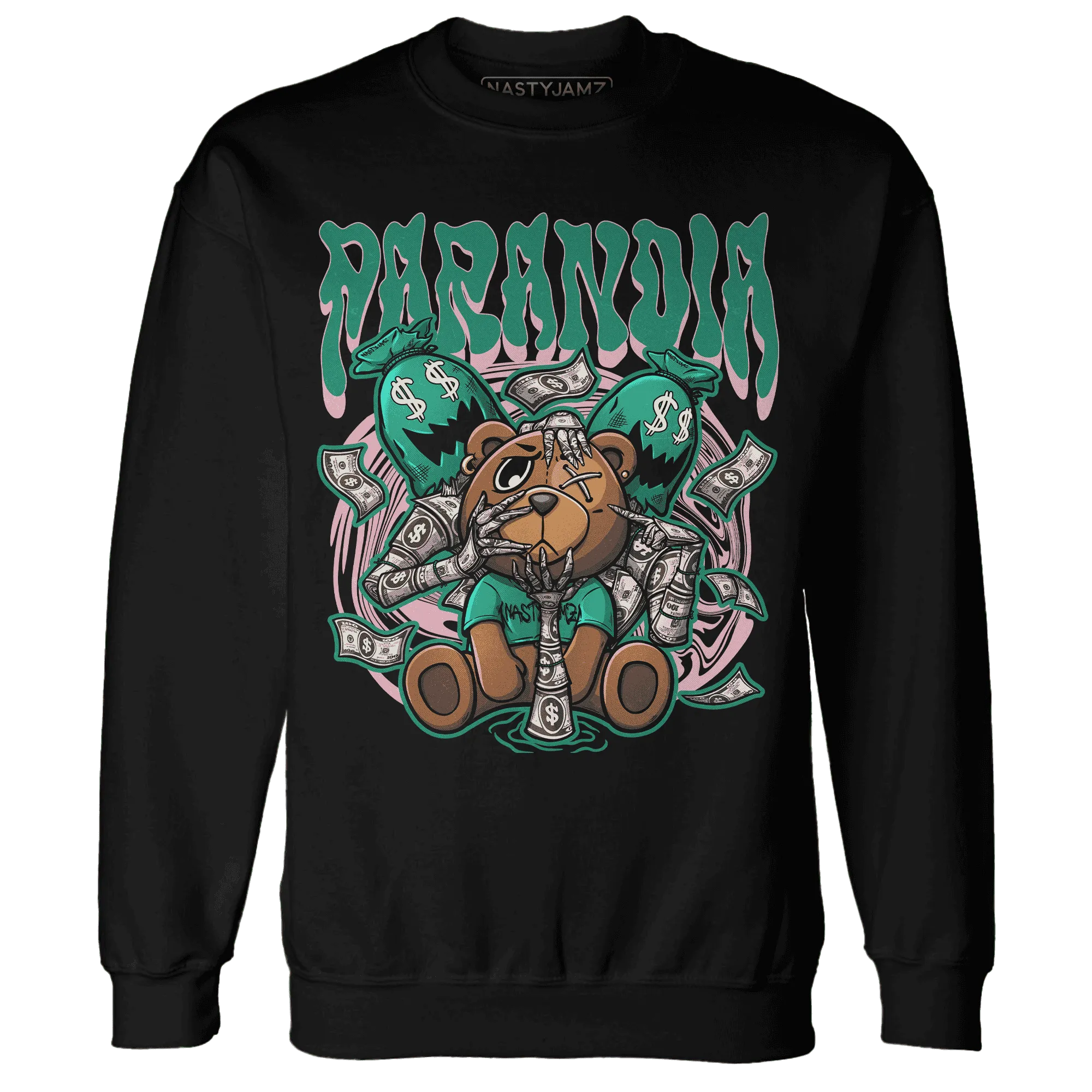 NastyJamz-Dunk-Pink-Malachite-Medium-Soft-Low-Sail-Sweatshirt-Match-Paranoia-Money-BER