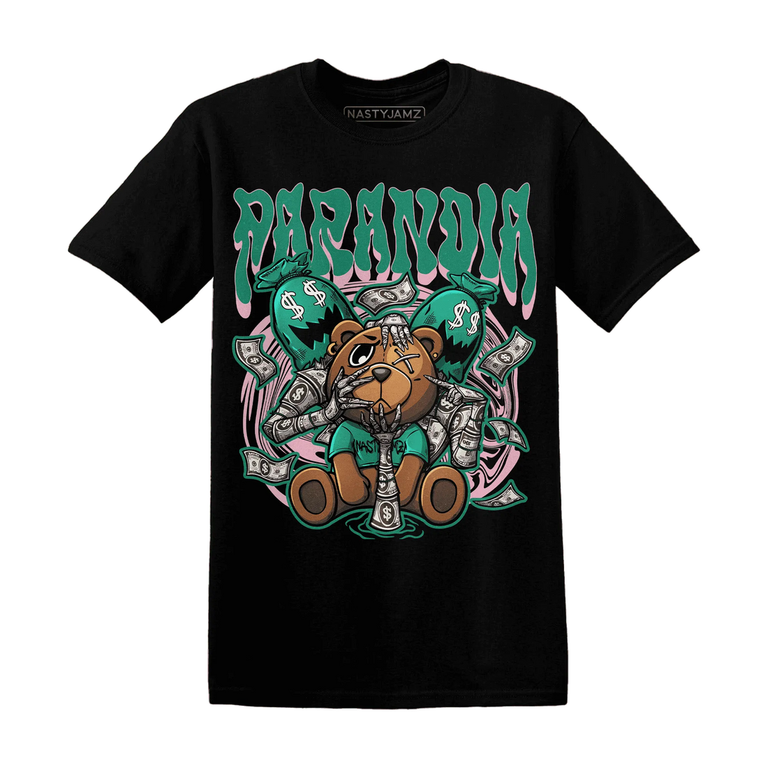 NastyJamz-Dunk-Pink-Malachite-Medium-Soft-Low-Sail-T-Shirt-Match-Paranoia-Money-BER