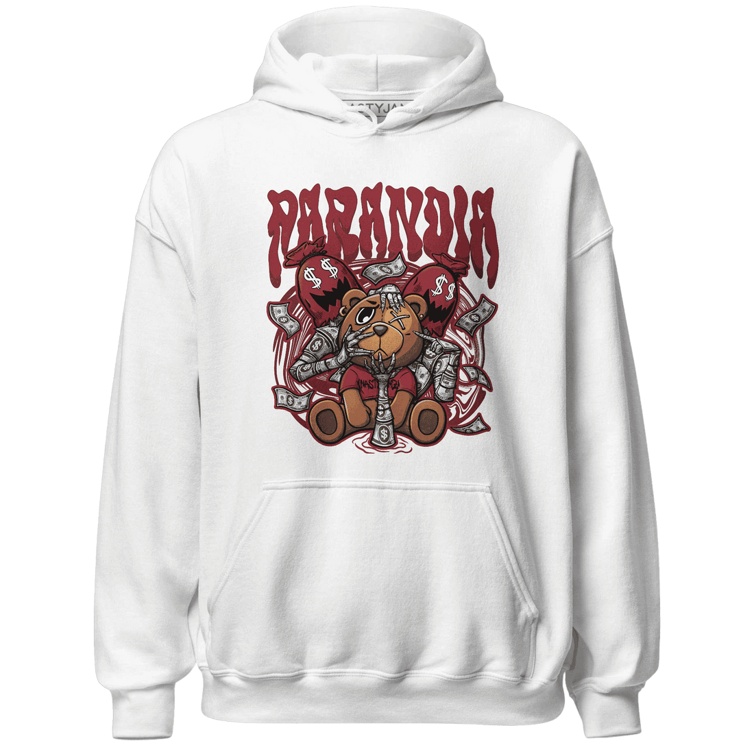 Jordan 12 Cherry Hoodie Match Paranoia Money BER - NastyJamz