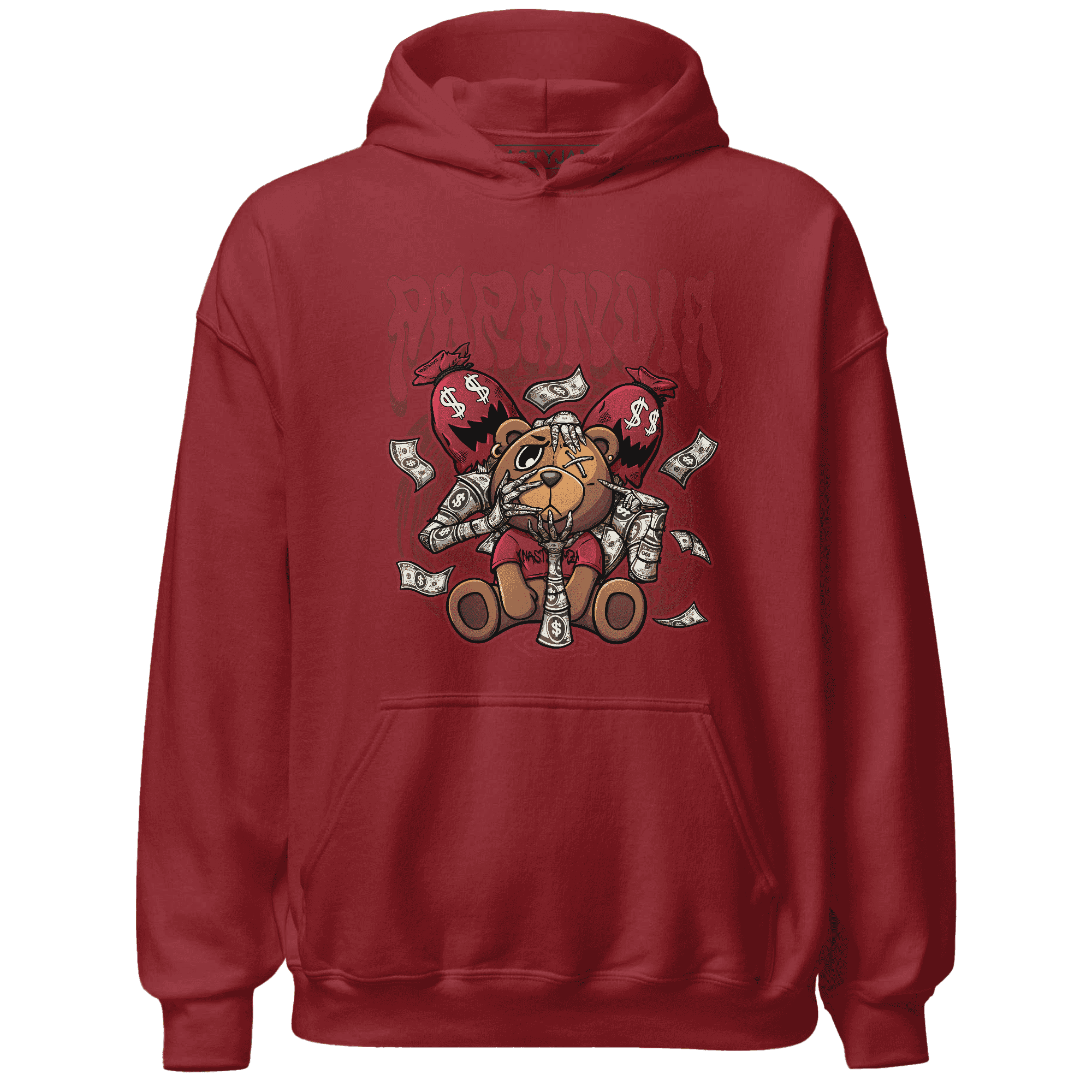 Jordan 12 Cherry Hoodie Match Paranoia Money BER - NastyJamz