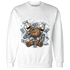 Blue Grey 13s Sweatshirt Match Paranoia Money BER - NastyJamz