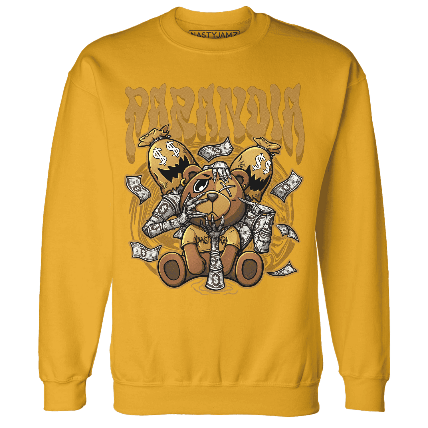 Wheat 13s Sweatshirt Match Paranoia Money BER - NastyJamz