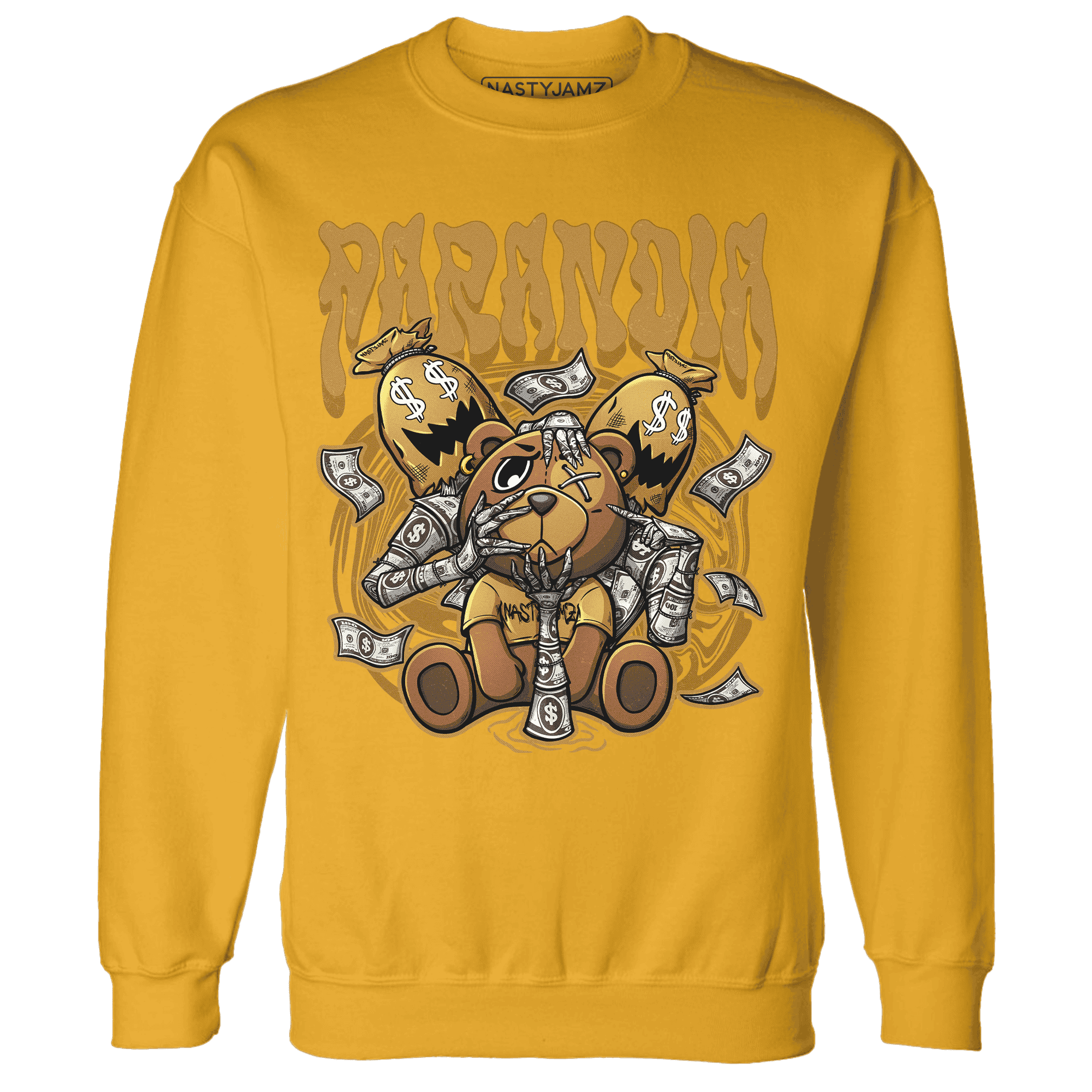 Wheat 13s Sweatshirt Match Paranoia Money BER - NastyJamz