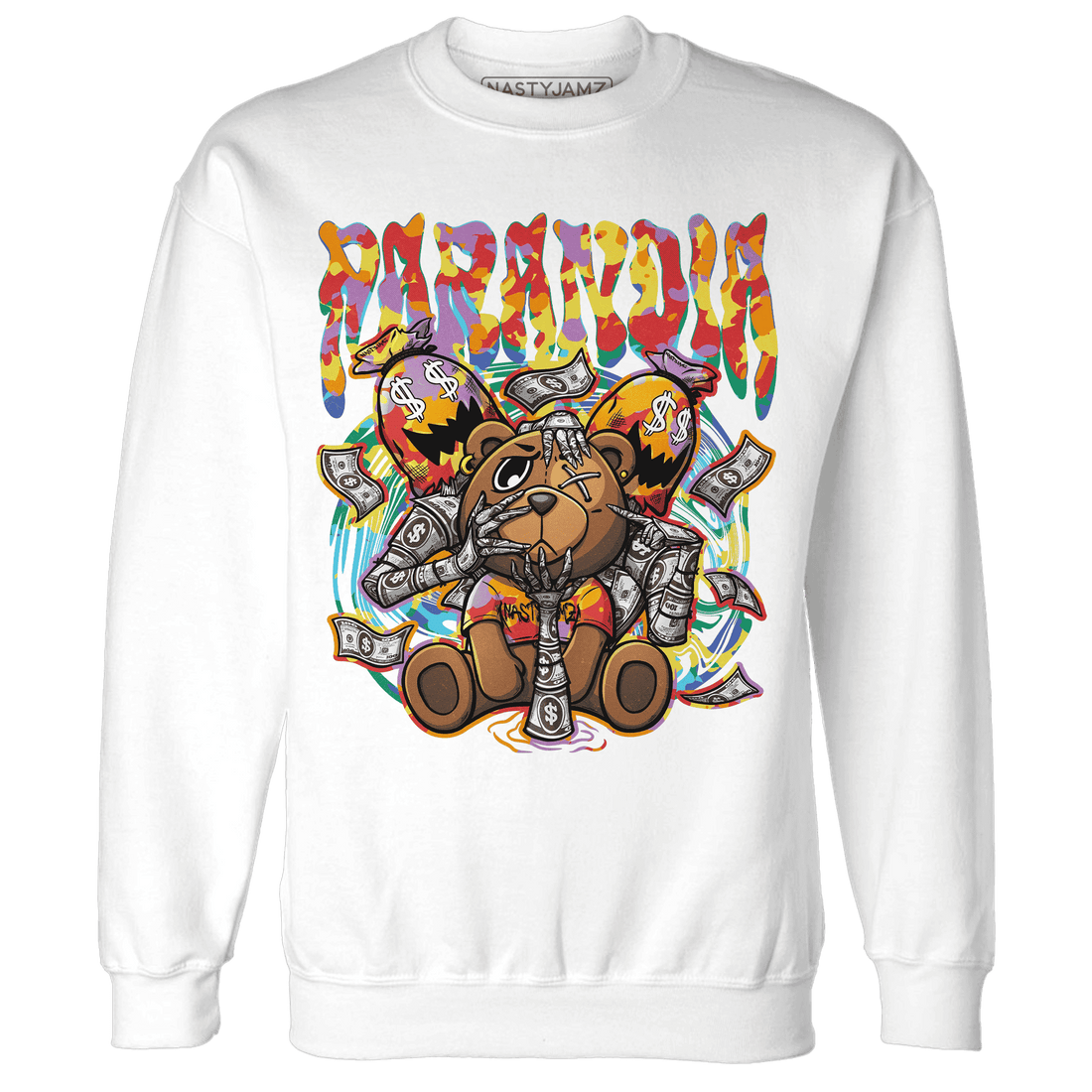 Mid GS Six Championships 1s Sweatshirt Match Paranoia Money BER - NastyJamz