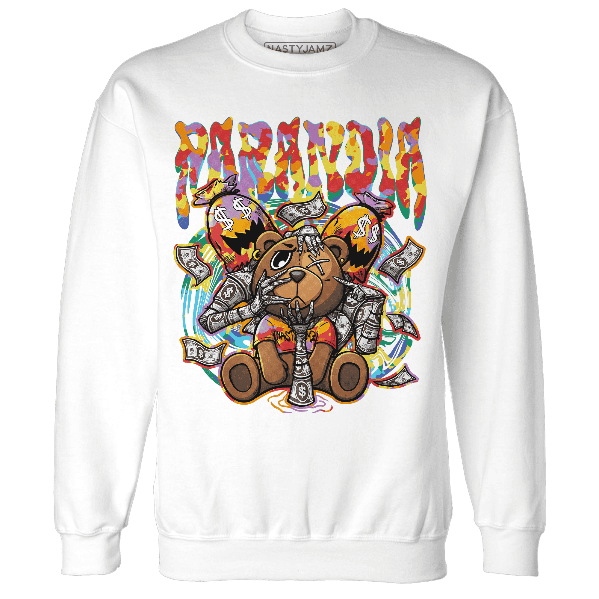 Mid GS Six Championships 1s Sweatshirt Match Paranoia Money BER - NastyJamz