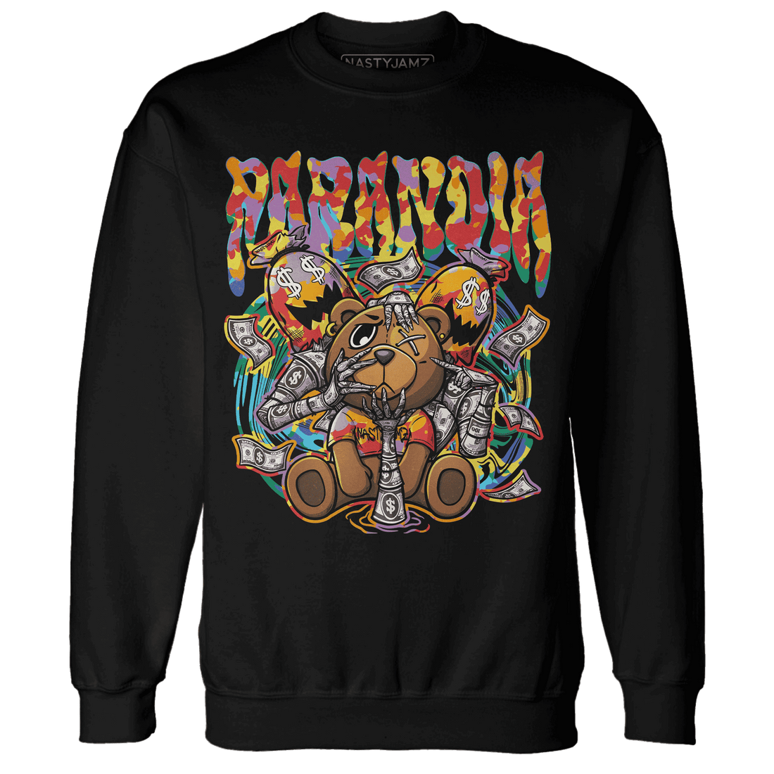 Mid GS Six Championships 1s Sweatshirt Match Paranoia Money BER - NastyJamz