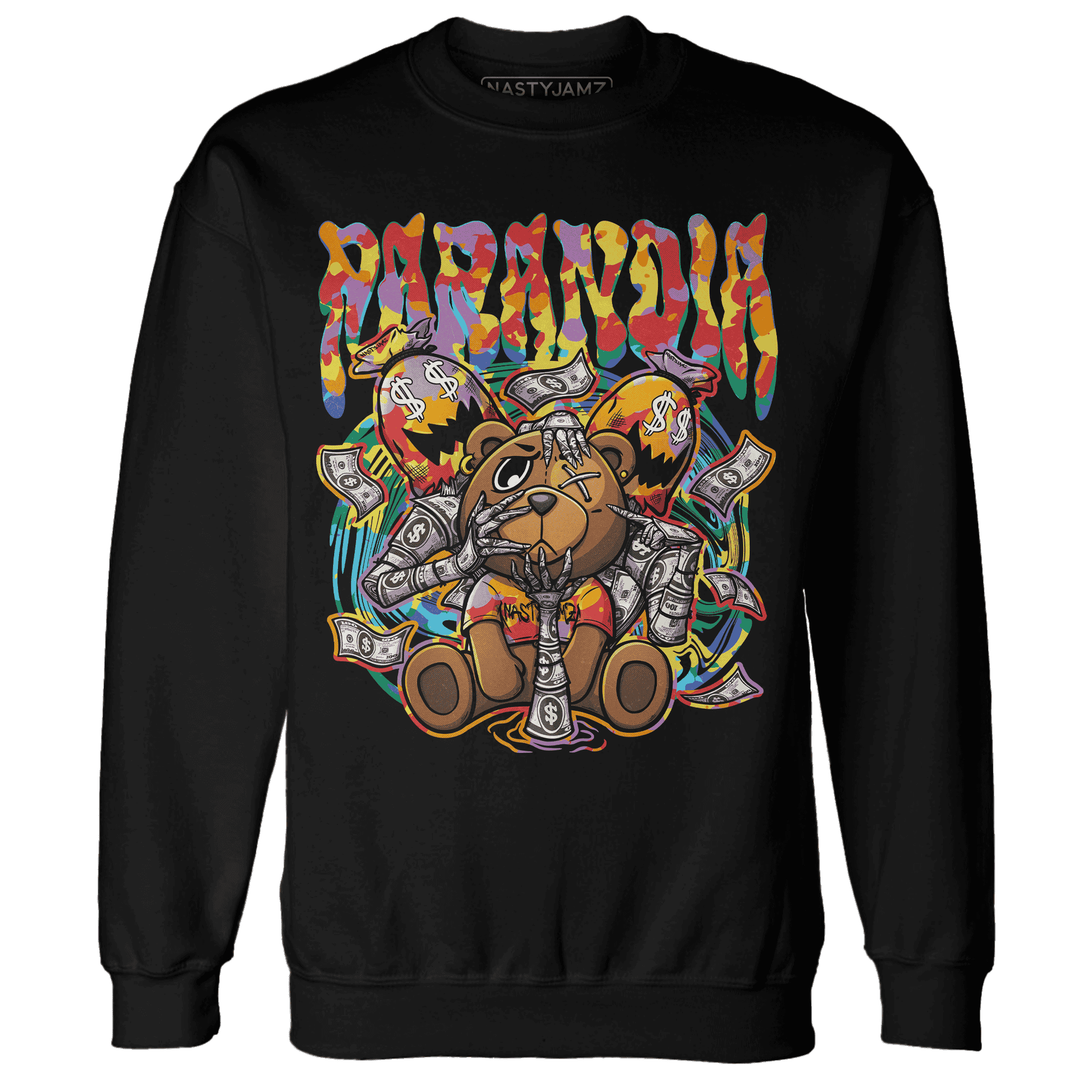 Mid GS Six Championships 1s Sweatshirt Match Paranoia Money BER - NastyJamz