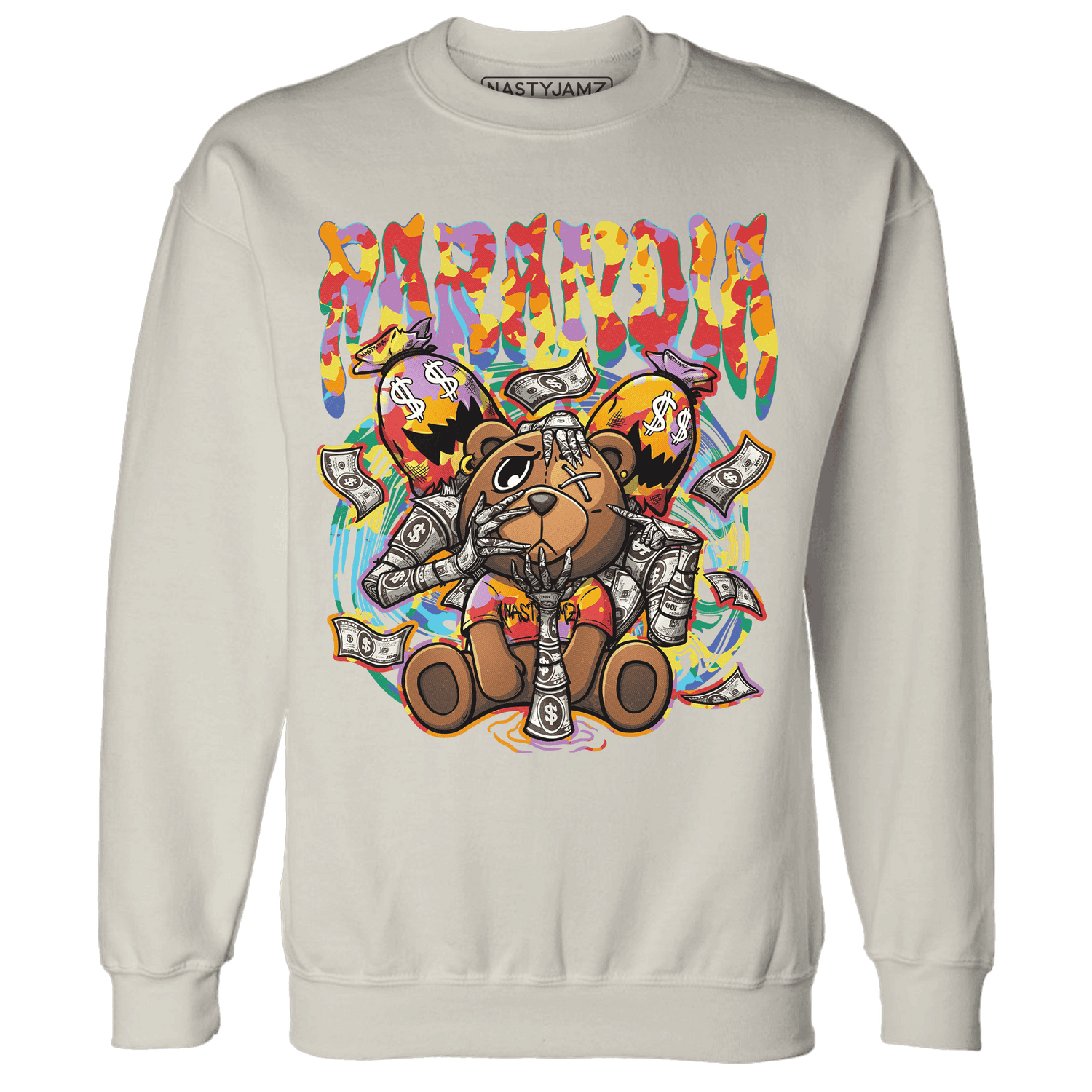 Mid GS Six Championships 1s Sweatshirt Match Paranoia Money BER - NastyJamz