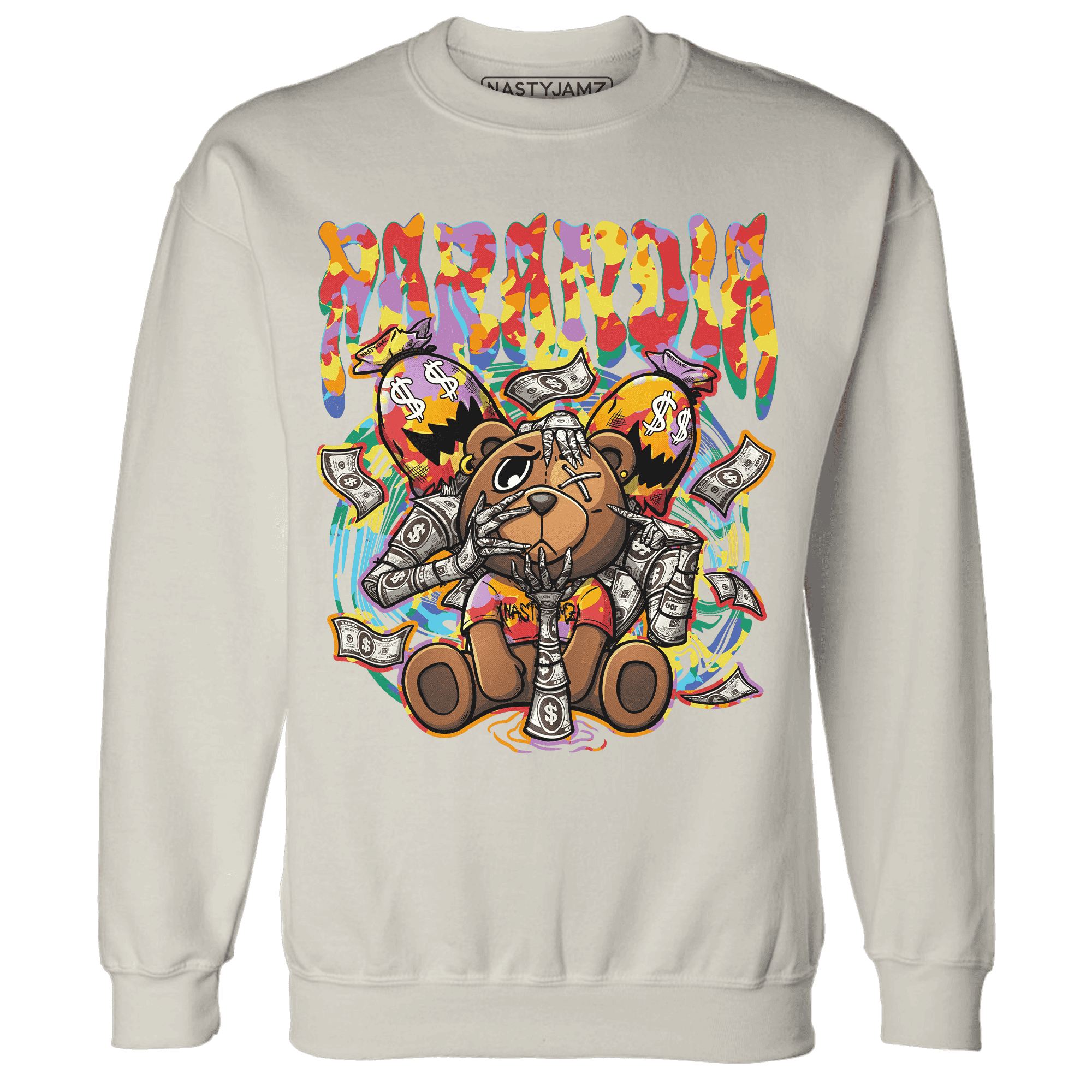 Mid GS Six Championships 1s Sweatshirt Match Paranoia Money BER - NastyJamz