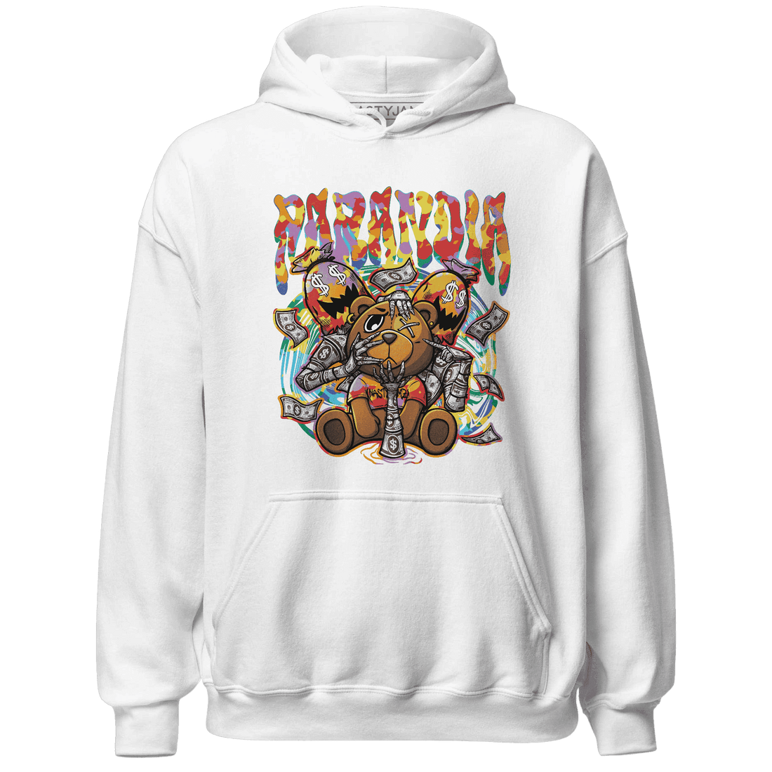 Jordan 1 Mid GS Six Championships Hoodie Match Paranoia Money BER - NastyJamz