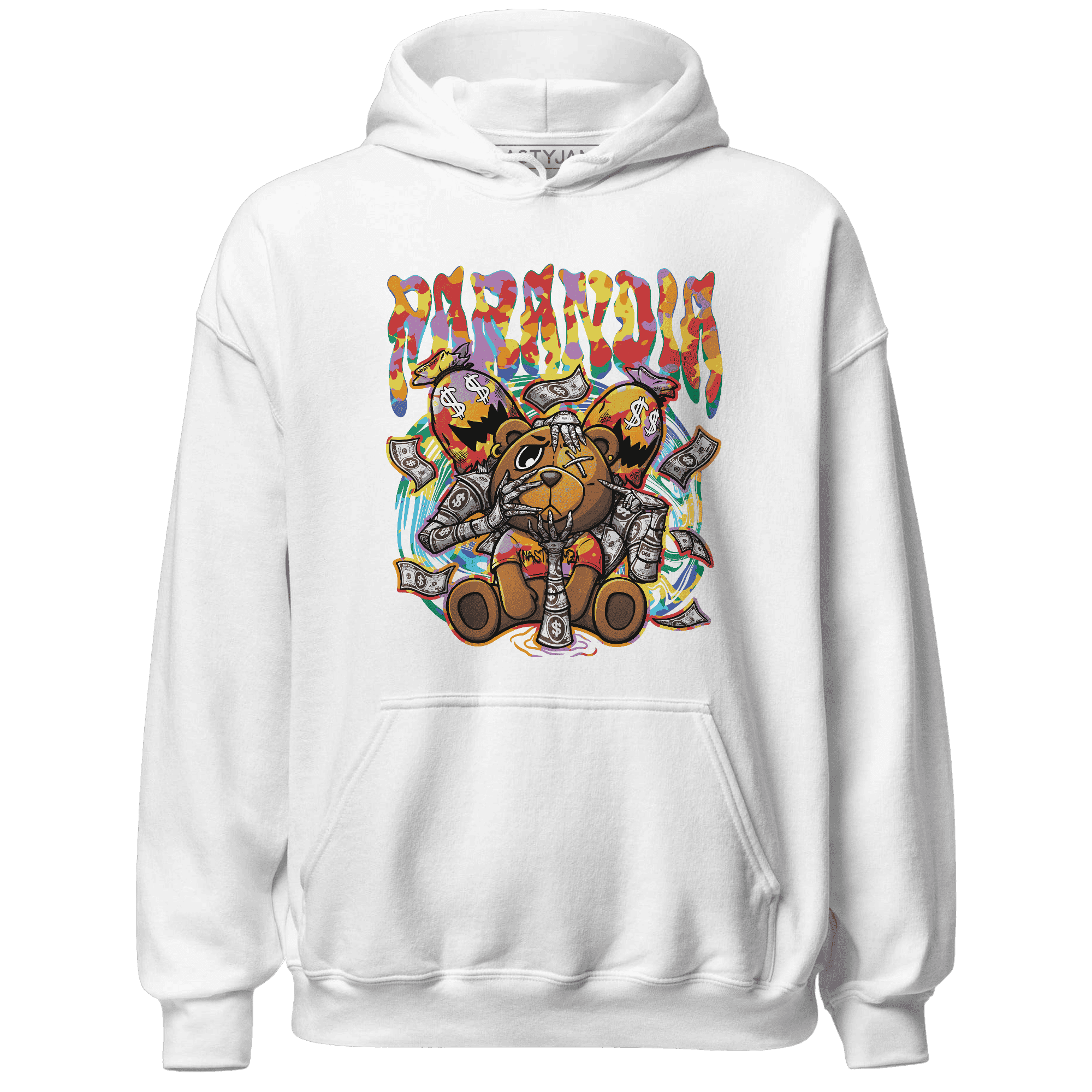 Jordan 1 Mid GS Six Championships Hoodie Match Paranoia Money BER - NastyJamz