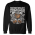 Retro High OG Black White 1s Sweatshirt Match Paranoia Money BER - NastyJamz