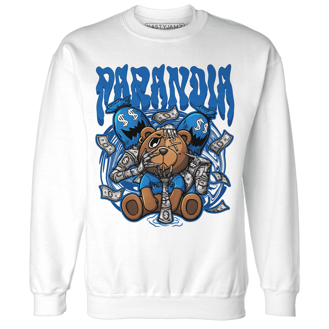 Royal Reimagined 1s Sweatshirt Match Paranoia Money BER - NastyJamz