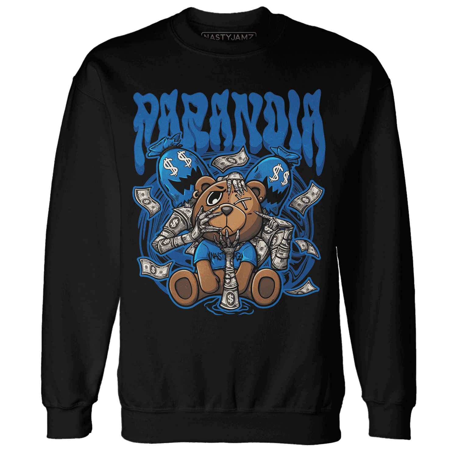 Royal Reimagined 1s Sweatshirt Match Paranoia Money BER - NastyJamz