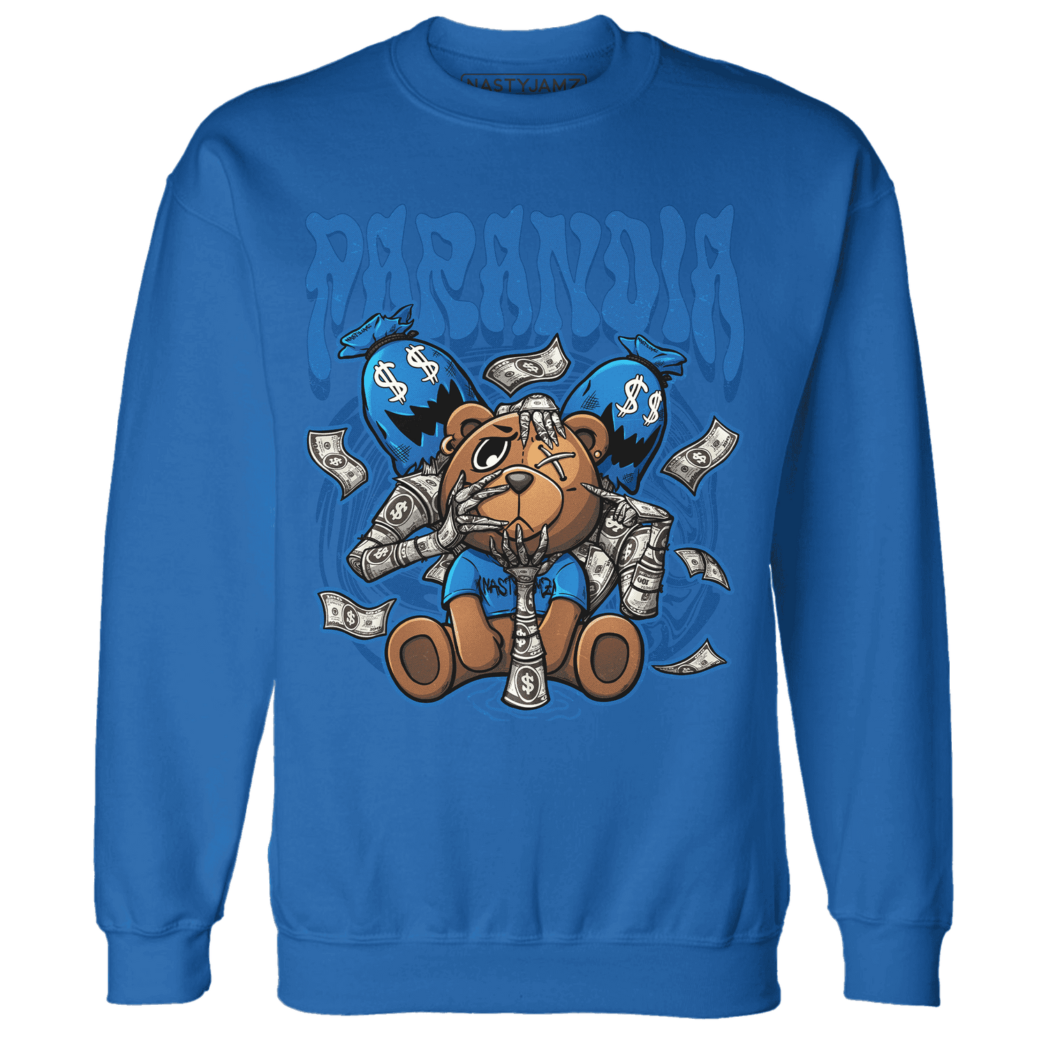 Royal Reimagined 1s Sweatshirt Match Paranoia Money BER - NastyJamz