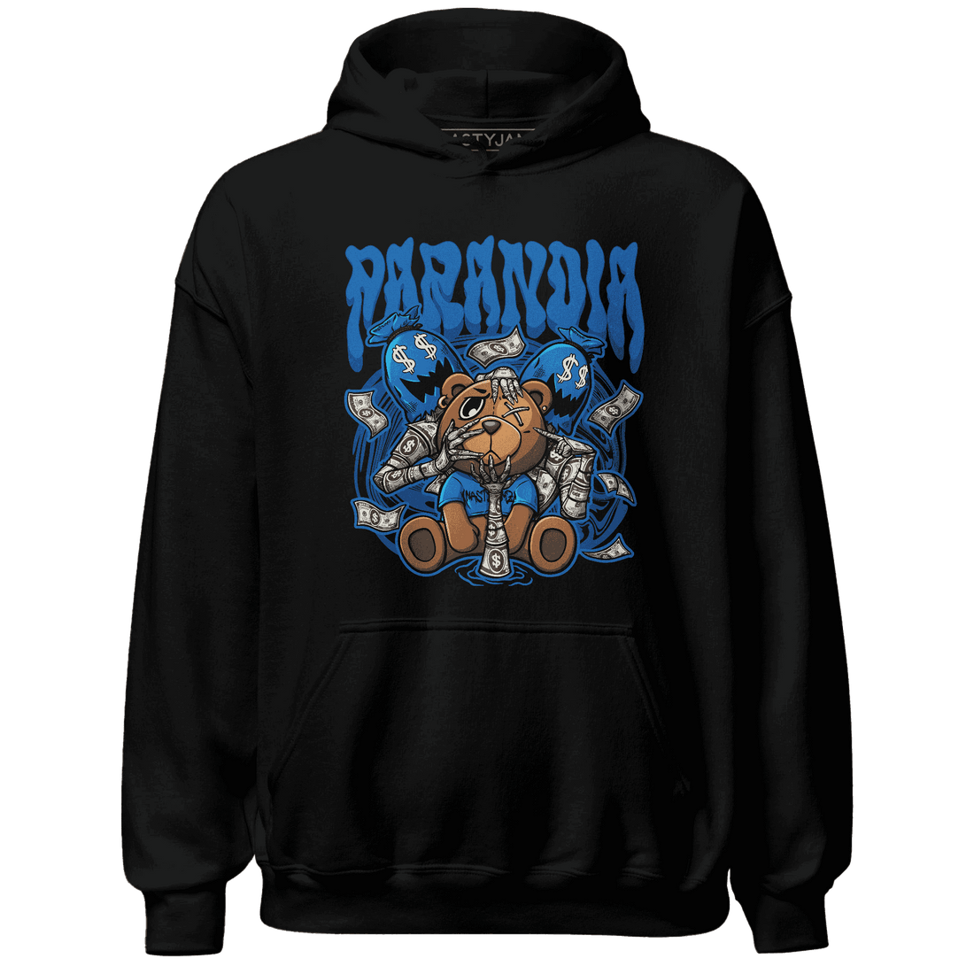 Jordan 1 Royal Reimagined Hoodie Match Paranoia Money BER - NastyJamz