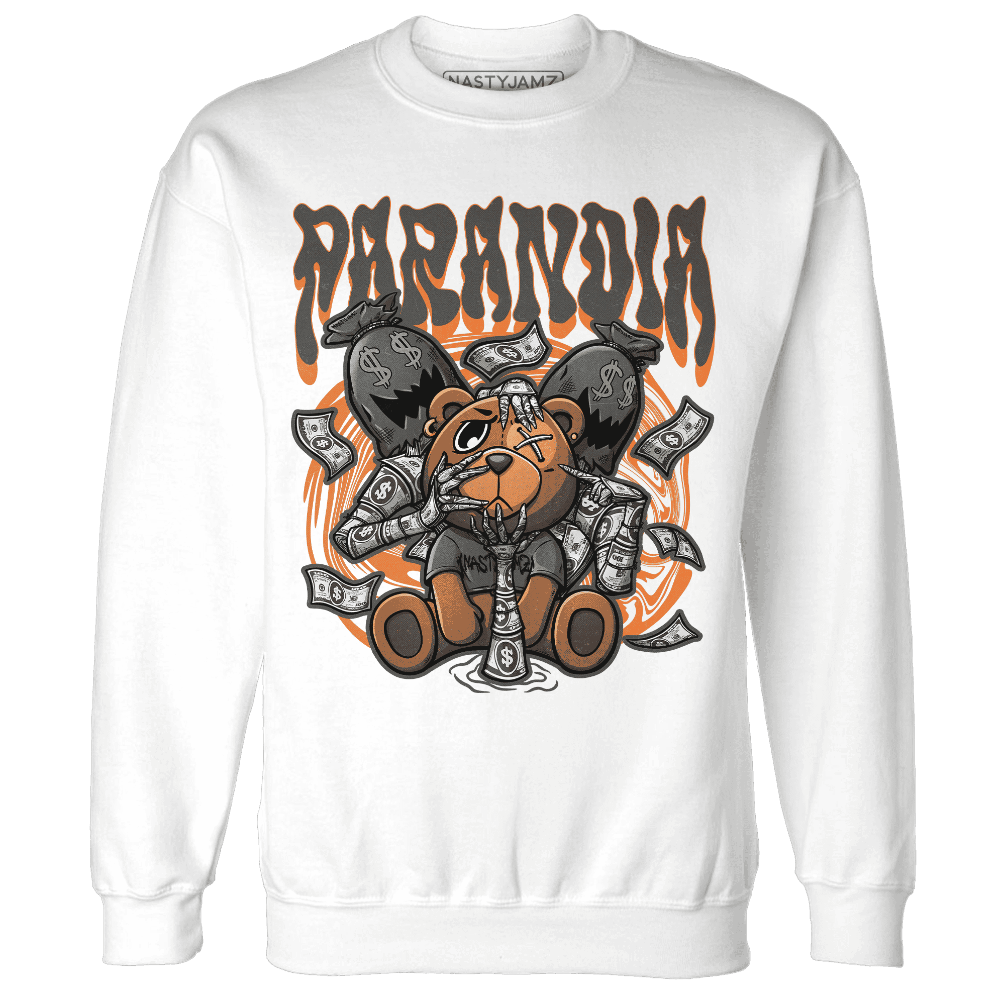 Fear Pack 3s Sweatshirt Match Paranoia Money BER - NastyJamz