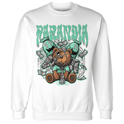 Green Glow 3s Sweatshirt Match Paranoia Money BER - NastyJamz