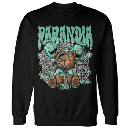 Green Glow 3s Sweatshirt Match Paranoia Money BER - NastyJamz