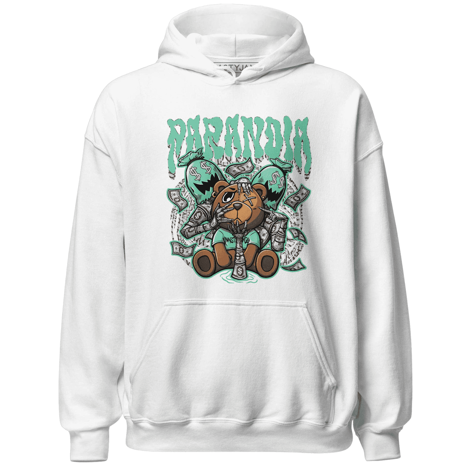 Jordan 3 Green Glow Hoodie Match Paranoia Money BER - NastyJamz