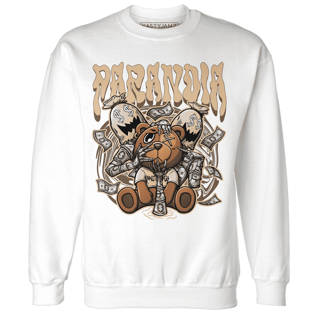 Palomino 3s Sweatshirt Match Paranoia Money BER - NastyJamz