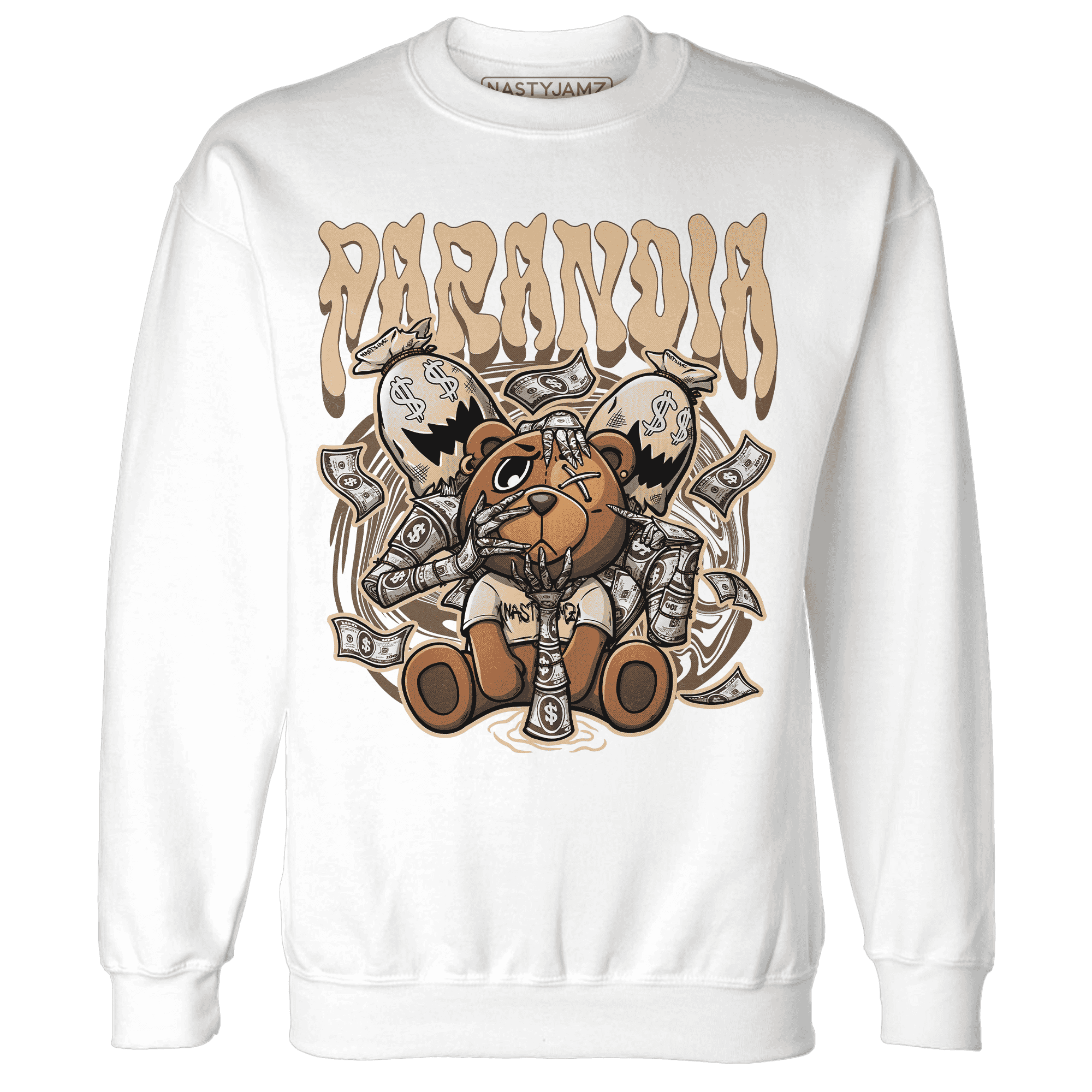 Palomino 3s Sweatshirt Match Paranoia Money BER - NastyJamz