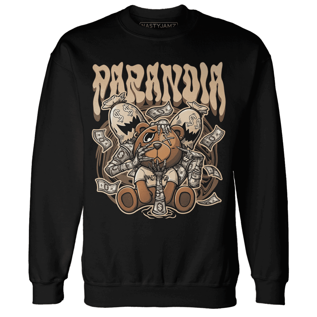 Palomino 3s Sweatshirt Match Paranoia Money BER - NastyJamz