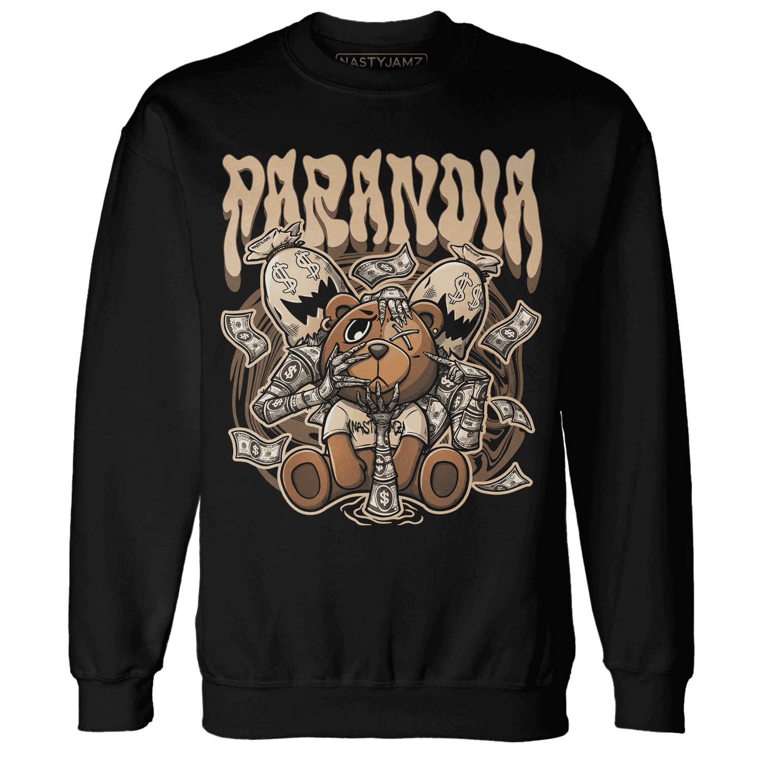 Palomino 3s Sweatshirt Match Paranoia Money BER - NastyJamz