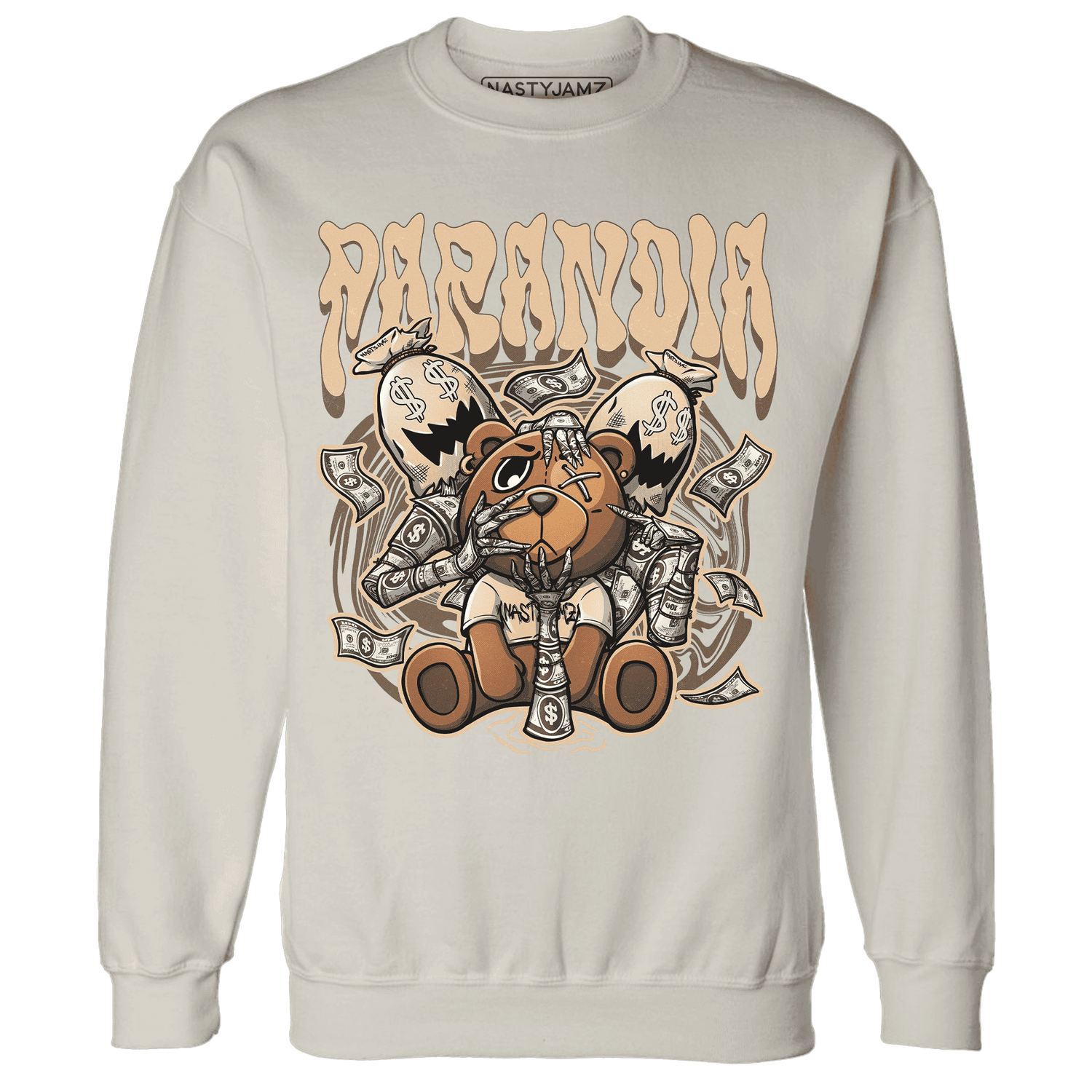 Palomino 3s Sweatshirt Match Paranoia Money BER - NastyJamz