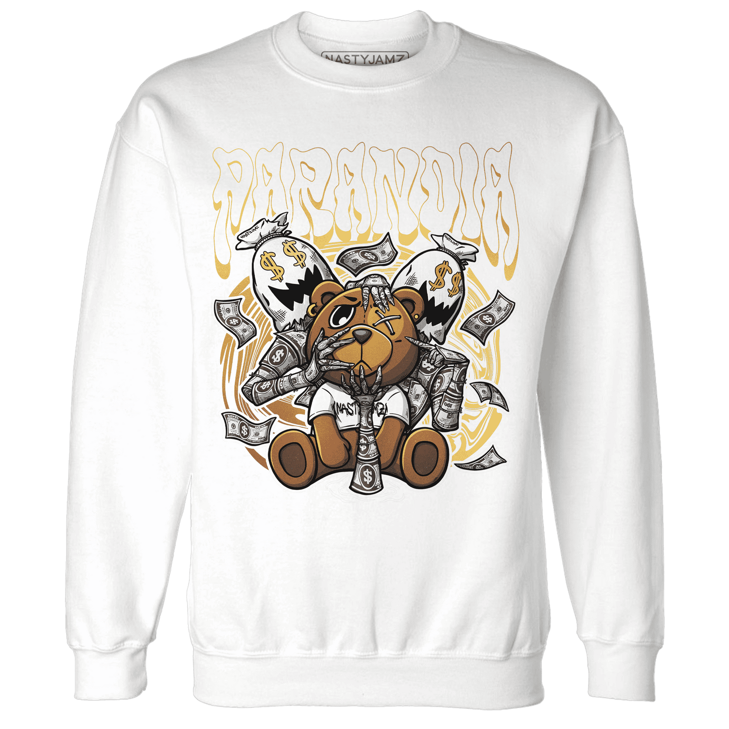 Sail 4s Sweatshirt Match Paranoia Money BER - NastyJamz