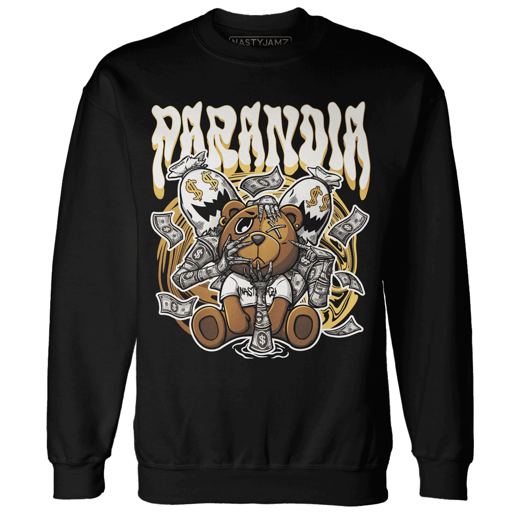 Sail 4s Sweatshirt Match Paranoia Money BER - NastyJamz