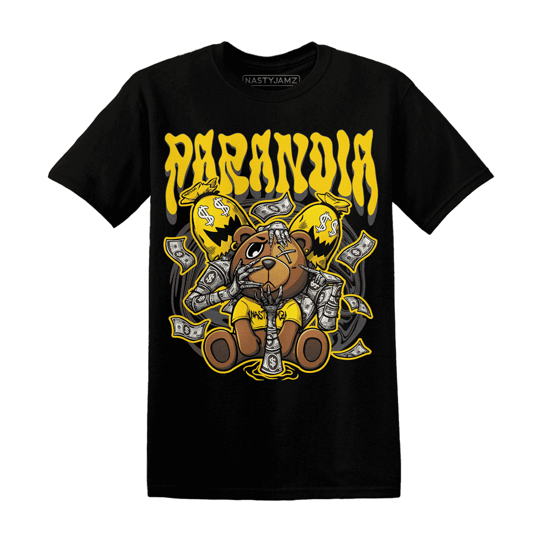 Thunder 4s T Shirt Match Paranoia Money BER - NastyJamz