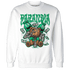 Lucky Green 5s Sweatshirt Match Paranoia Money BER - NastyJamz
