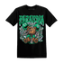 Lucky Green 5s T Shirt Match Paranoia Money BER - NastyJamz