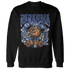 Midnight Navy 5s Sweatshirt Match Paranoia Money BER - NastyJamz