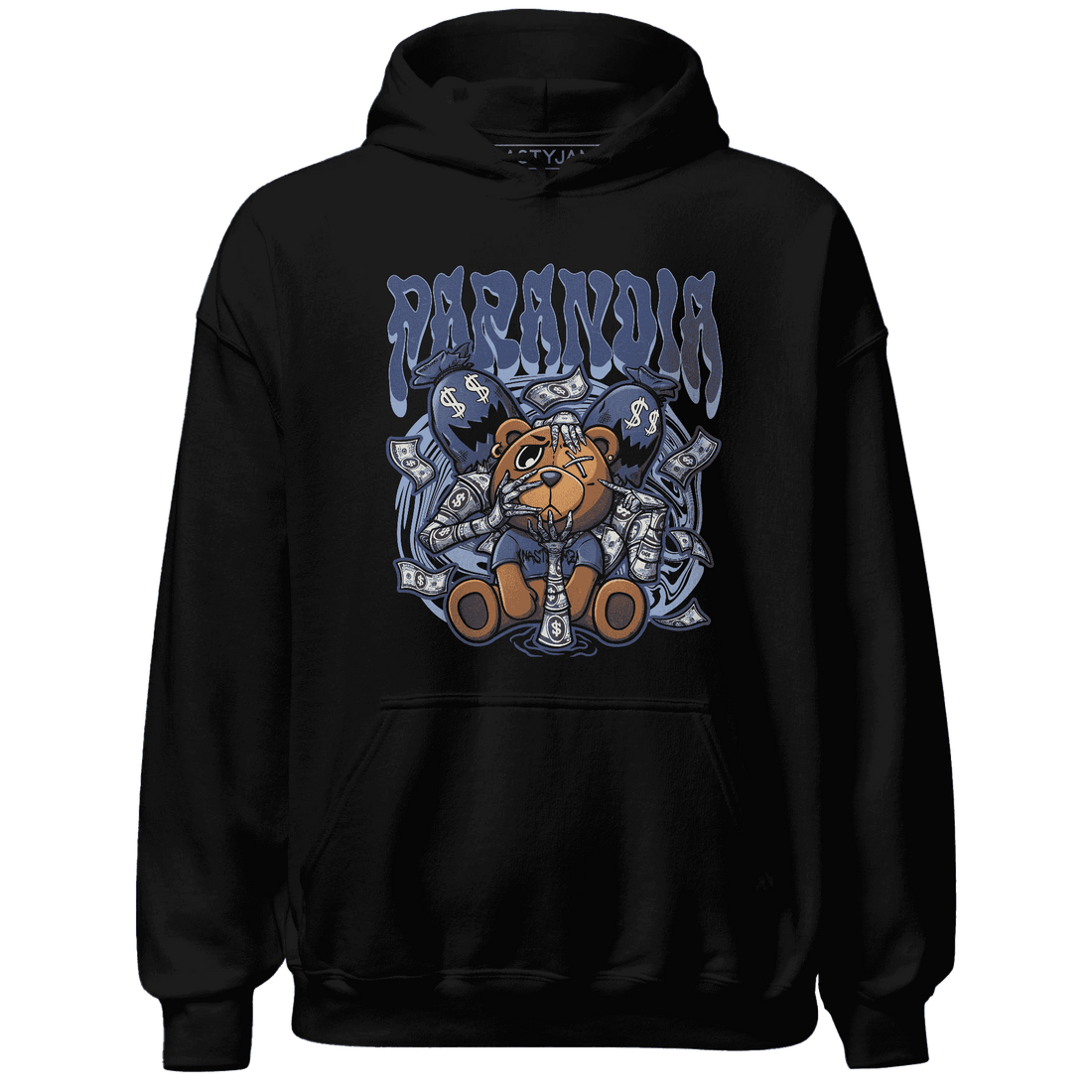 Jordan 5 Midnight Navy Hoodie Match Paranoia Money BER - NastyJamz