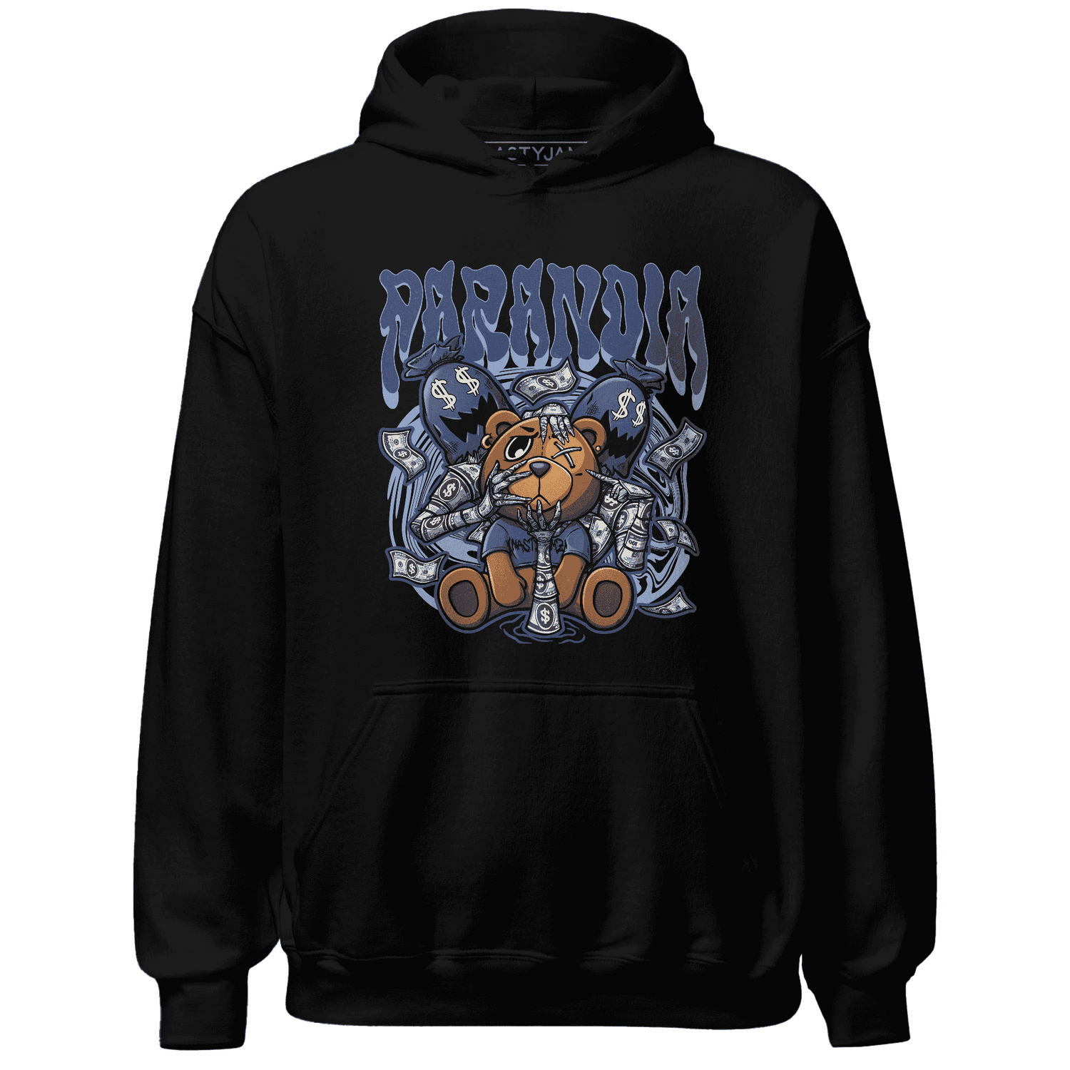 Jordan 5 Midnight Navy Hoodie Match Paranoia Money BER - NastyJamz