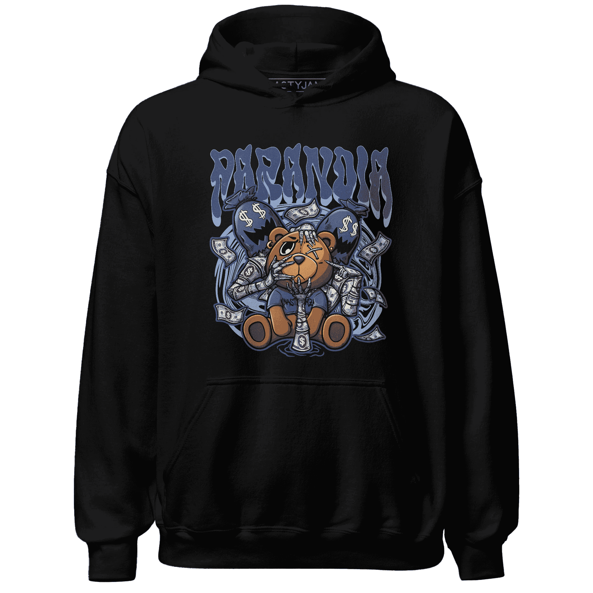 Jordan 5 Midnight Navy Hoodie Match Paranoia Money BER - NastyJamz