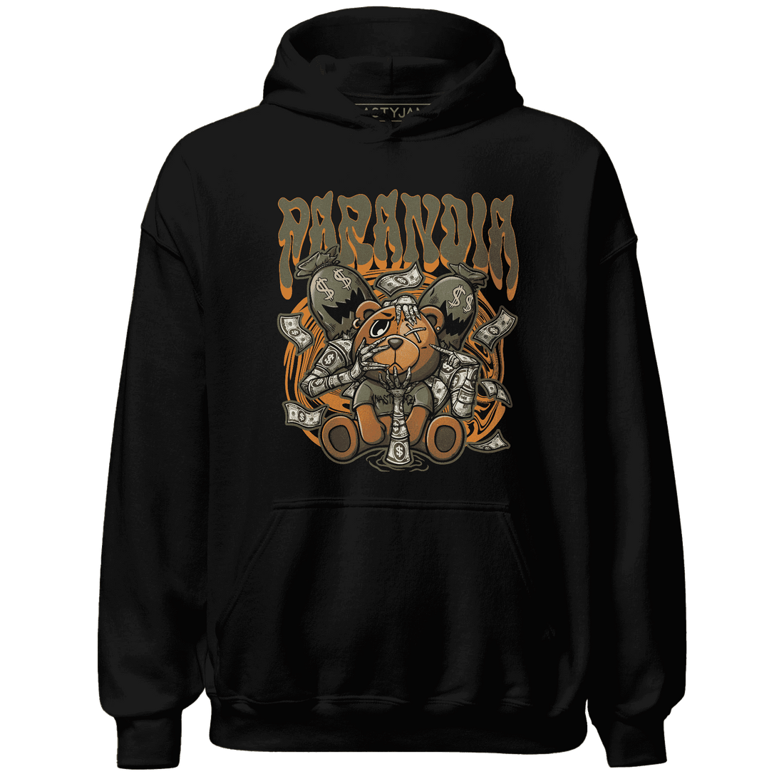 Jordan 5 Olive Hoodie Match Paranoia Money BER - NastyJamz